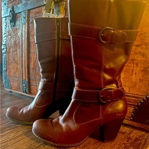 BOC Cognac cowboy boots